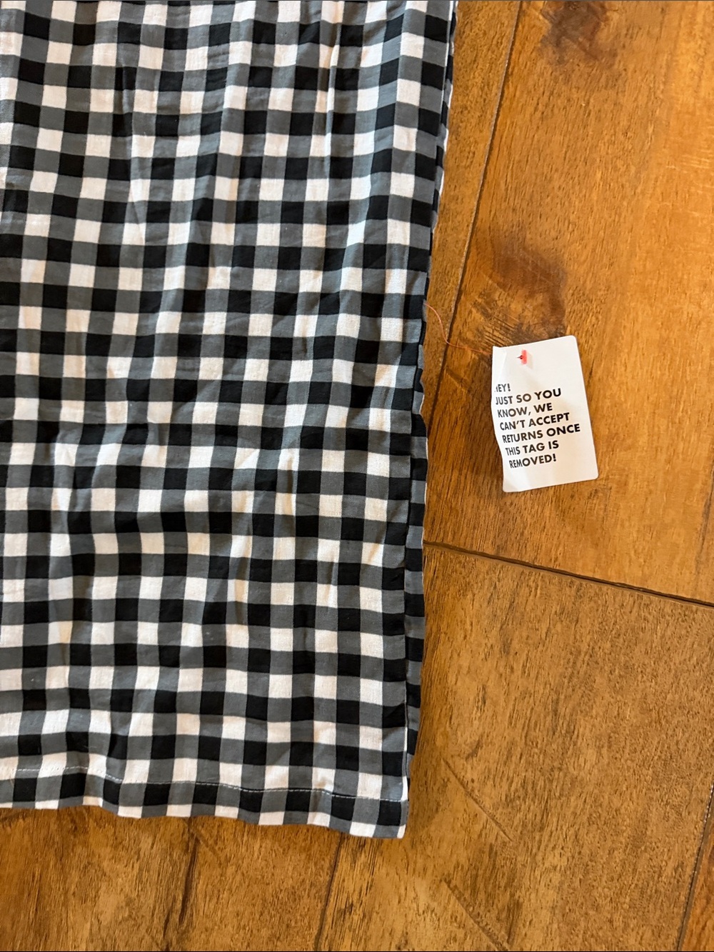 NWT ASOS Jumpsuit Wide Leg Gingham - Picture 6 of 14